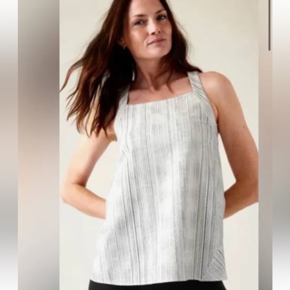 NWT Athleta Arrival Tank Amara Stripe